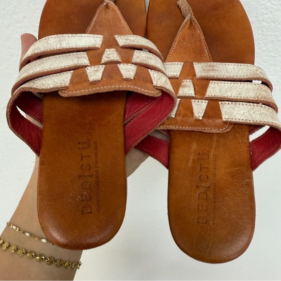 Bed Stu Yoli Sandals Thong Leather Size 8 - Picture 8 of 8